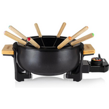 Princess Fondue set Bamboo Black - 1.5 litre - 8 personnes - 1000 W