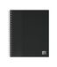 OXFORD Protège-Documents à Spirale School Life A5 80 vues / 40 Pochettes Couverture Polypro Noir