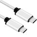 Allteq ALTQ-UC-500-S-2 USB-kabel 2 m USB C 5 Gbit/s Zilver