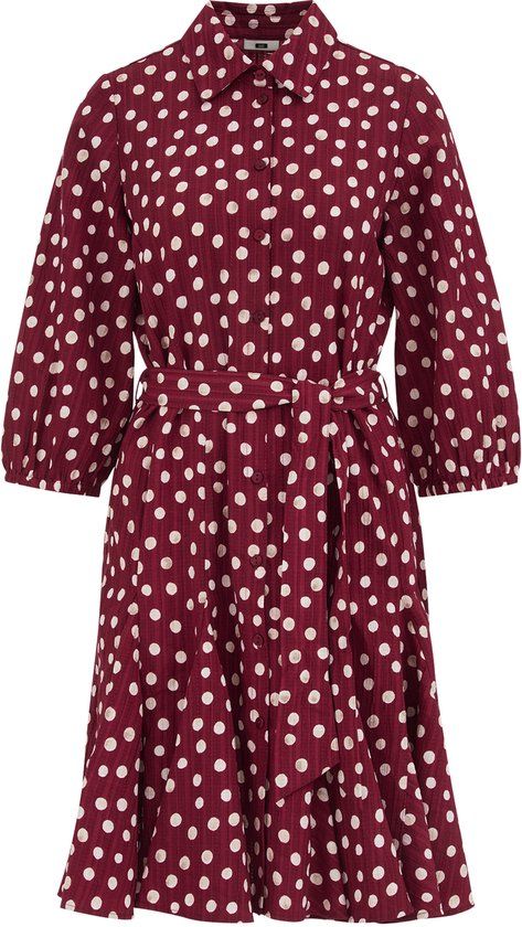 WE Fashion Dames jurk met strikceintuur