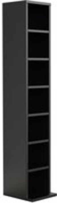 VDD - Wandkast - 7 planken - Zwart - MDF