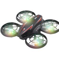 SZSMART Mini anti-val en anti-bots drone met koud licht (autonomie: 6 min - Zwart)