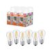 OSRAM LED-lamp Star Globe P40 Filament, 6500 K koel wit daglicht, 3,4 W, E27, helder, 470 lm, voor tafel- en pendelarmaturen, 15.000 uur,6-Pack