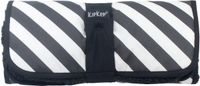 KipKep Napper - Wasbaar Verschoonmatje - Black Stripes - Gerecycled Polyester