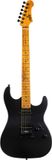 JET JS-500 MBK S-style guitare électrique HH Wilkinson Tremolo touche érable torréfié noir mat