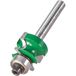 Trend Craftpro Hoekparel Frees, 1/4 Inch Schacht, 22.3Mm Snijdiameter & 14Mm Snijlengte, 3.2Mm Radius, Hardmetalen Punt (Tct), C140X1/4Tc