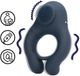 Love Line Anneau vibrant avec stimulation clitoridienne - Indigo Blue