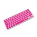 System-S Siliconen toetsenbordbescherming toetsenbordafdekking AZERTY Frans toetsenbord cover bescherming voor MacBook Pro 13 inch 15 inch 17 inch iMac MacBook Air 13 inch in roze