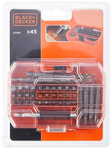 BLACK+DECKER 45-delige bit- en boorset A7234