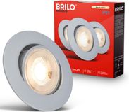 Briloner Show - Set van 3 LED inbouwspots - 3.000K warm wit licht - 4.9W - Chroom