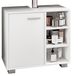 VCM Zalo L Meuble de salle de bain en bois - Blanc