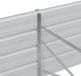 vidaXL Verhoogde plantenbak licht bruin 600 x 80 x 45 cm staal