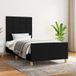 Maison Exclusive - Cadre de lit sans matelas Noir 80x200 cm Tissu