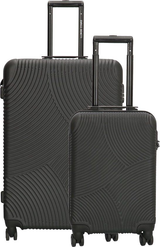 Enrico Benetti Louisville kofferset tweedelig - 39040-02 - Zwart