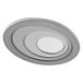 OSRAM Orbis Spiral LED plafondlamp Ovaal 485mm Grijs, Click-Dim 34W 3000K Warm Wit, CRI80, Metalen behuizing