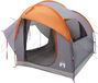 vidaXL - Auto Tent - Grijs en Oranje - 3-persoons - Polyester en Staal
