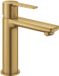 GROHE Lineare New S-Size Robinet de lavabo – Push-Open – EcoJoy – FastFixation Plus – Brossé Cool Sunrise