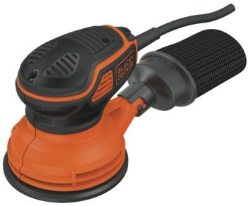 BLACK+DECKER KA199-QS Excenterschuurmachine - 240W - 125mm - Stofafzuiging