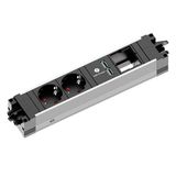 Bachmann STEP ALU 2xCEE7/3 1xCM 1xUSB Oplader GST18