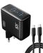 INIU USB C Oplader, 100W 3-poorts GaN Tech Compacte Snellader met USB-C Kabel, PD 3.0 USB C Voeding voor MacBook iPhone 17 16 15 14 Pro Max iPad Air Mini Samsung Galaxy S25 S24 Ultra Steam Deck etc