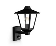 Philips Hue Philips Kinno Wandlamp - Buitenlamp - Bewegingssensor - Zwart - E27 fitting - Maximaal 25W - Weerbestendig; IP44