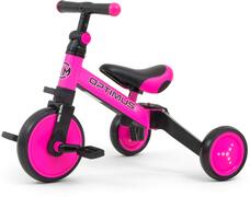 Milly Mally Optimus 3-in-1 - Loopfiets - Jongens en meisjes - Roze