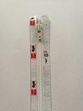 Opti Prym Ritssluiting Kunststof 4mm (niet deelbaar) Wit #009 18 cm