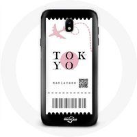 Maniacase Etui voor Samsung Galaxy J5 2017 Vliegticket Tokyo Japan