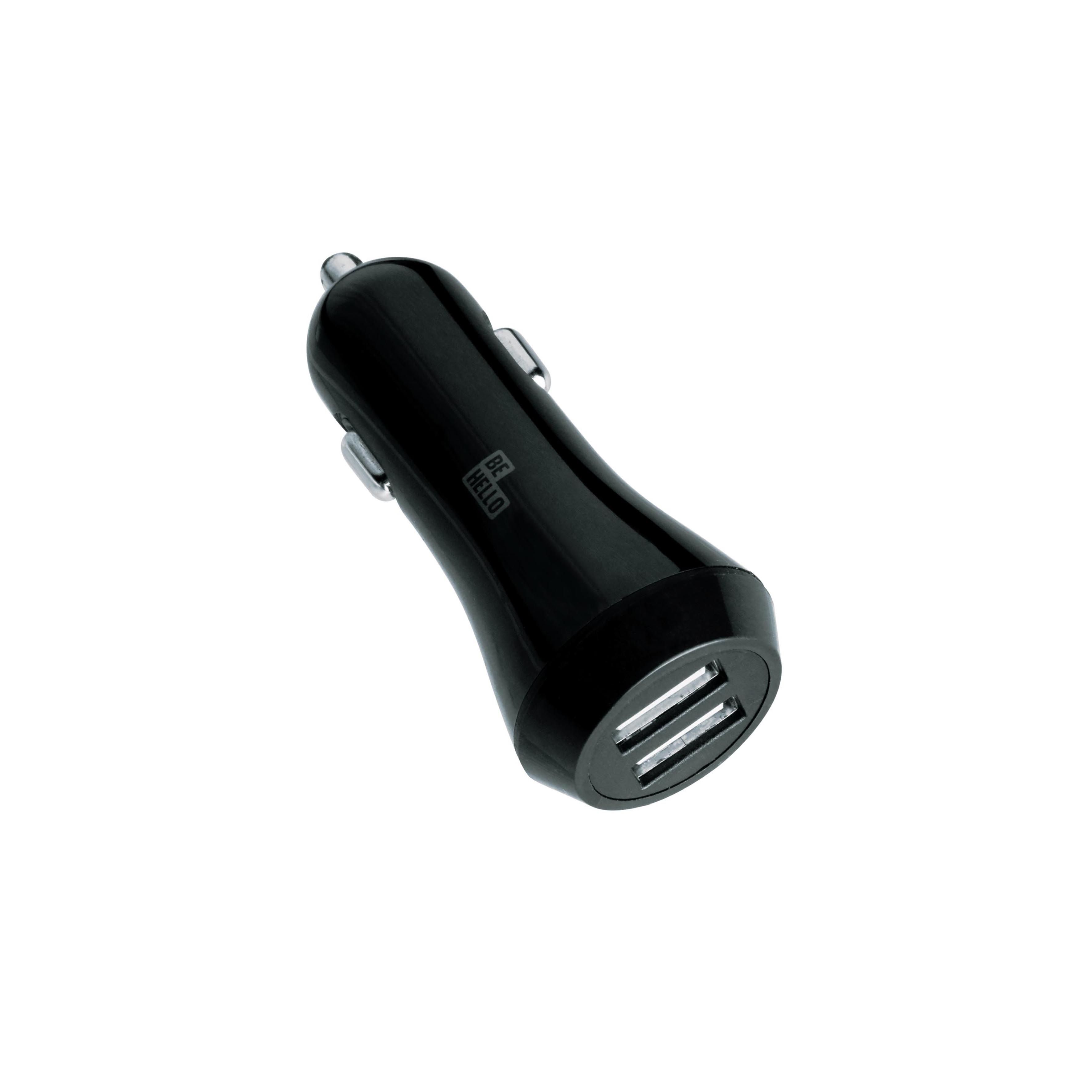 BeHello BEHCAC00008 - Autolader - Universeel - Zwart