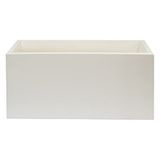 WellHome Top Garden Rotri Pot en polyéthylène, blanc, 80 x 40 x 40 cm