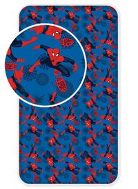 4KidsOnly Spiderman Hoeslaken Eenpersoons - 90 x 200 cm - Katoen