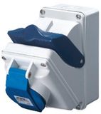 Gewiss GW66409, 3P+N+T, 6 uur, Rood, IP44, CE, ENEC, 400 V