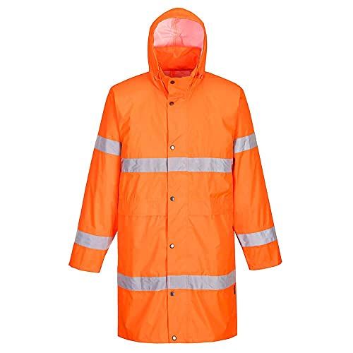 Portwest Hi-Vis Regenjas 100cm H442 - Oranje - XL