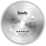 kwb Cirkelzaagblad 205 x 18 mm