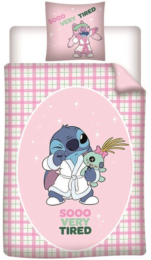 4KidsOnly Aymax Lilo & Stitch Dekbedovertrek 140 x 200 cm