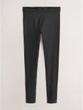 Next Dames Katoenen Legging met Hoge Taille - Zwart