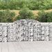 Maison Exclusive - Bacs grillagés en acier galvanisé, 2 pièces, dimensions 300x30x100/120 cm
