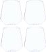 Travellife Lua Camping Waterglas 4 stuks 400 ml