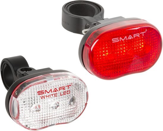 Smart Knipperlicht Set Rood Achterlicht + Wit Voorlicht Led