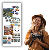Anwicar Rechthoekige Magneet Bord - Magnetisch memobord - Magnetisch prikbord - Wit
