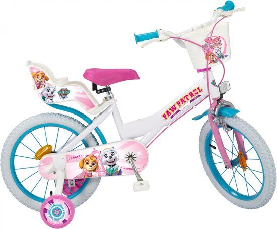 Toimsa Paw Patrol Kinderfiets - 16 Inch - Jongens - Wit
