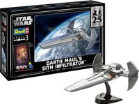Revell Modelbouwpakket Ruimtevaart - 05638 Darth Maul's Sith Infiltrator - Star Wars - Geschenkset Plastic - 1:120