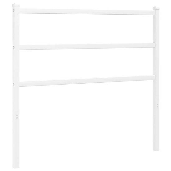 vidaXL Hoofdbord - 107 cm - Metaal - Wit