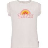 Levi's Fille Ss Rainbow Graphic Tee Blanc Alyssum Taille : 18M