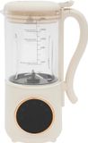 StarTech Sojadrankbereider - Juicer & Koker - 1,4 liter, automatische afvoer van reststoffen, LED-display, borosilicaatglas & roestvrij staal, EU-stekker 200V - Wit/Transparant