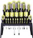 CARMOTION OSCENT BATTERY STORE 18-delige Schroevendraaierset met Standaard - CrV Staal