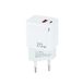 glowster Wandlader USB-C/PD en USB-A/QC, 20 W, wit