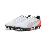 PUMA Voetbalschoen 'King Pro' knalrood / zwart / zilver / wit
