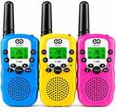 Infinity Goods Walkie Talkie - 3 Stuks - 5KM Bereik - Blauw, Roze & Geel