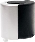 Deltafix Deurstopper zwart rvs